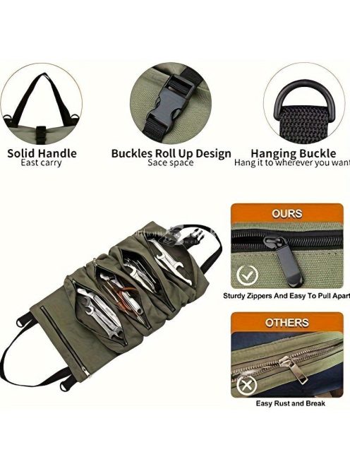 Multifunkciós Feltekerhető Szerszámtáska