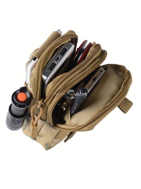 Férfi Taktikai deréktáska Mobiltelefonok Szerszámok tárolására