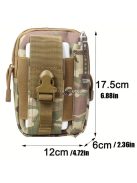 Férfi Taktikai deréktáska Mobiltelefonok Szerszámok tárolására