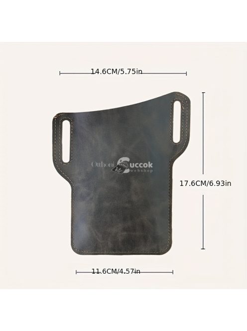 Övre akasztható bőr telefontartó