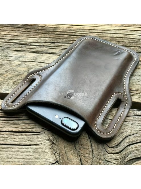 Övre akasztható bőr telefontartó