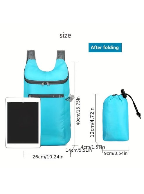 Könnyű és vízálló hordozható sport hátizsák