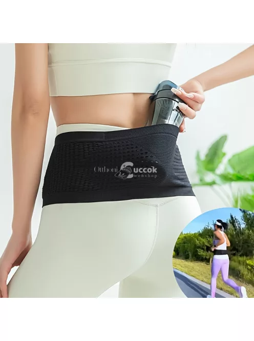 Többfunkciós, légáteresztő deréktáska szabadtéri sportokhoz és fitneszhez