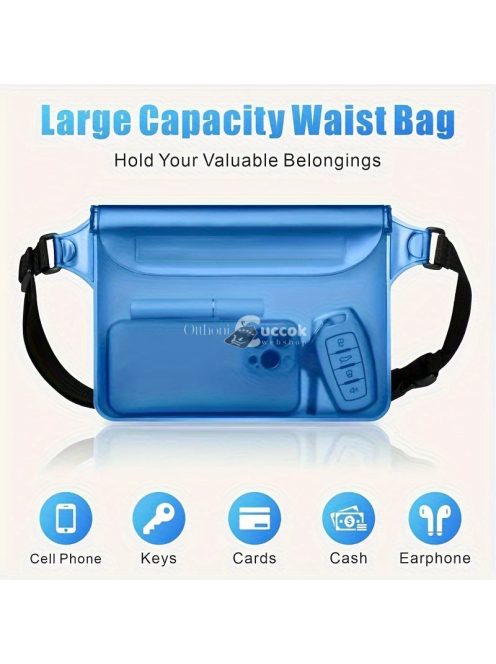 Vízálló telefon tároló táska úszáshoz, strandoláshoz