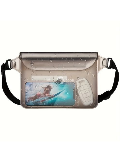 Vízálló telefon tároló táska úszáshoz, strandoláshoz
