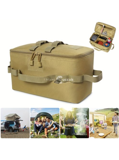 Szervező táska kempingezéshez