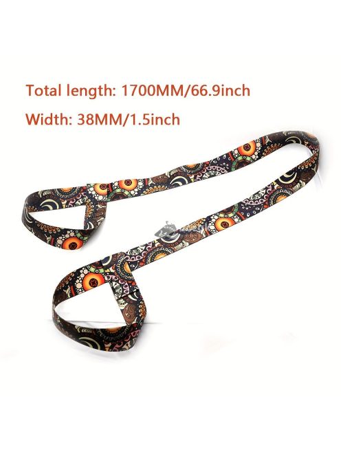 Színes jógaszőnyeg tárolópánt