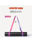 Színes jógaszőnyeg tárolópánt
