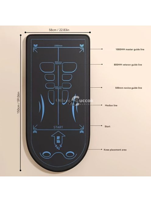 Ultra-Vékony Csúszásmentes Jógaszőnyeg