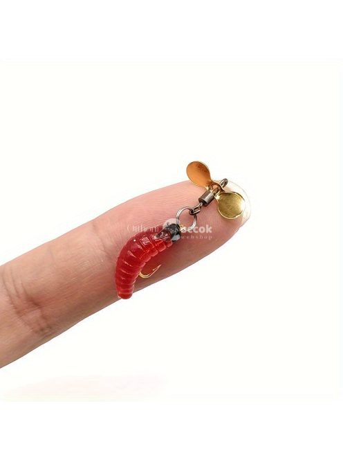 5 db, színes csali csillogó propellerrel horgászathoz