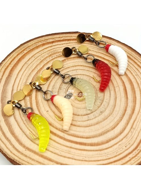 5 db, színes csali csillogó propellerrel horgászathoz