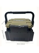 Többfunkciós horgászbőrönd