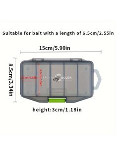 Egyrétegű Horgászfelszerelés Tároló Doboz