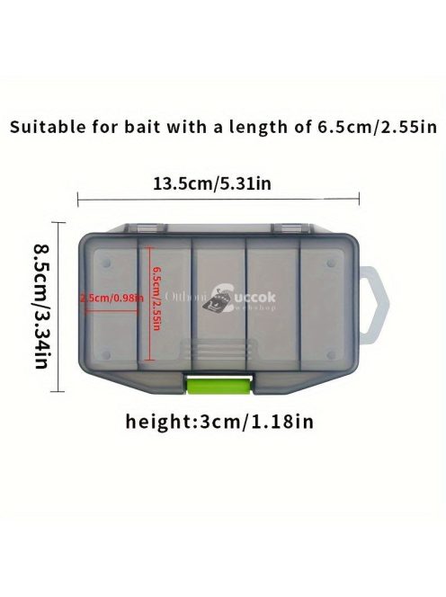 Egyrétegű Horgászfelszerelés Tároló Doboz