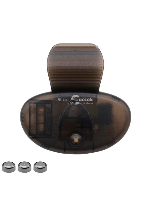 Elektronikus kapásjelző LED-fénnyel és hangos csengő klipsze