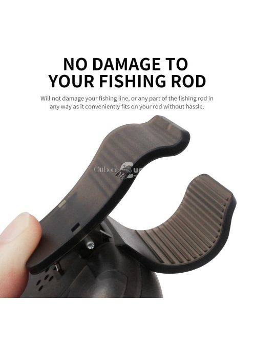 Elektronikus kapásjelző LED-fénnyel és hangos csengő klipsze