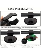 Elektronikus kapásjelző LED-fénnyel és hangos csengő klipsze