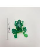 3D puha szilikon békacsali horoggal