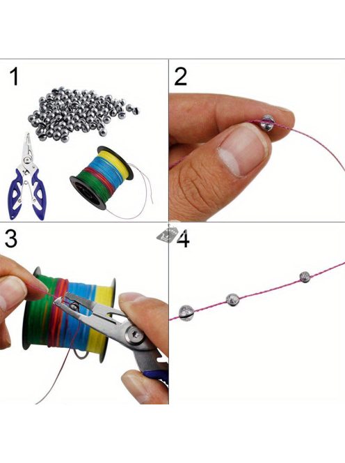 100db Prémium Ólomnehezék Kényelmes Tárolódobozzal