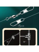 Extra éles horgászkészlet - T-alakú nyárs kialakítás, 5 horog zsinórral