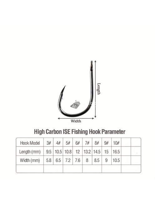Extra éles horgászkészlet - T-alakú nyárs kialakítás, 5 horog zsinórral