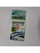 Extra éles horgászkészlet - T-alakú nyárs kialakítás, 5 horog zsinórral