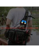 Horgász válltáska bottartóval