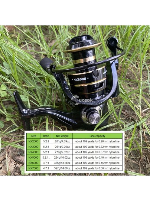 Fém pergető horgász orsó hosszú dobáshoz és édesvízi horgászathoz