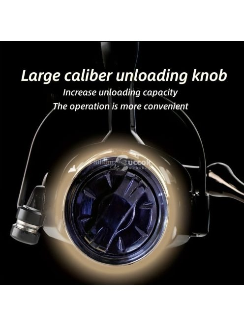 Fém pergető horgász orsó hosszú dobáshoz és édesvízi horgászathoz