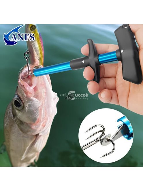 1db Easy Fish Hook Remover - T Alakú Eszköz A Gyors És Fájdalommentes Horogeltávolításhoz