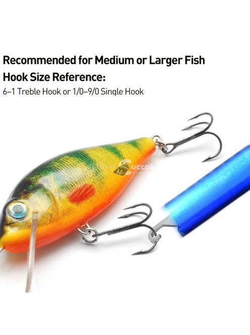 1db Easy Fish Hook Remover - T Alakú Eszköz A Gyors És Fájdalommentes Horogeltávolításhoz