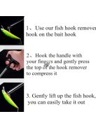 1db Easy Fish Hook Remover - T Alakú Eszköz A Gyors És Fájdalommentes Horogeltávolításhoz