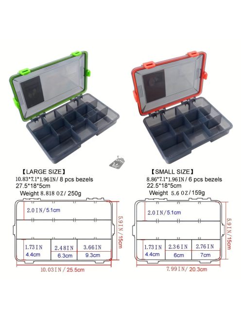Műanyag Horgászkellék Tároló Doboz