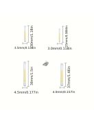 20 db világító fénypálcika éjszakai horgászathoz – növelje a fogást a fluoreszkáló fénypálcikákkal