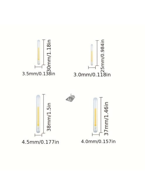 20 db világító fénypálcika éjszakai horgászathoz – növelje a fogást a fluoreszkáló fénypálcikákkal