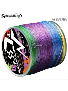   Sougayilang 4 szálas PE fonott horgászzsinór - erős, tartós és hosszú élettartamú