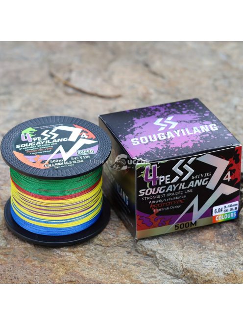 Sougayilang 4 szálas PE fonott horgászzsinór - erős, tartós és hosszú élettartamú