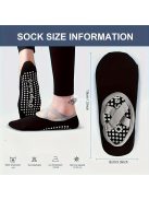 Balett Tánc Rózsaszín Szilikon Csúszásmentes Zokni