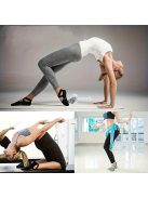 Balett Tánc Rózsaszín Szilikon Csúszásmentes Zokni