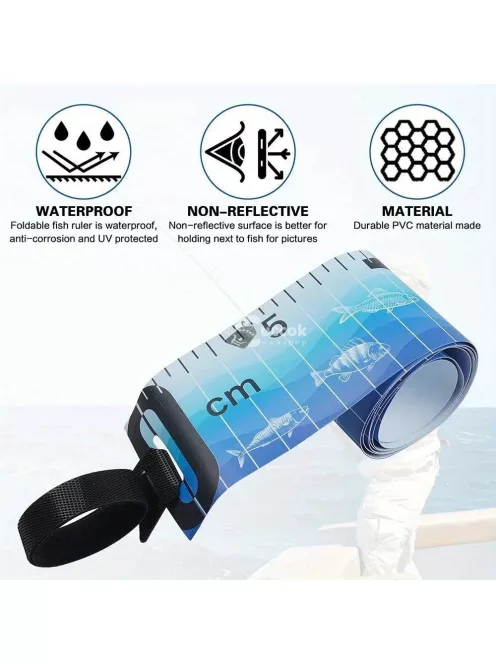 Összecsukható, vízálló halmérő
