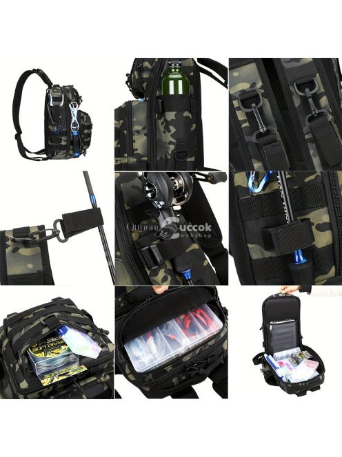 Horgászfelszerelés tároló táska