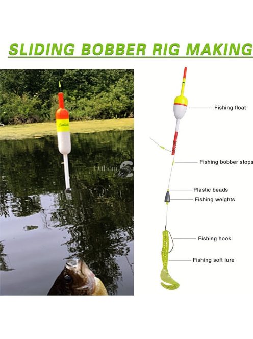 25db Horgászúszók Dugó Gyöngyökkel