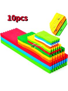 10db horgászzsinór- és horogrendező tekercselőtábla