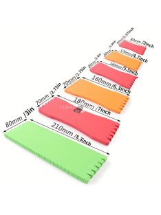 10db horgászzsinór- és horogrendező tekercselőtábla