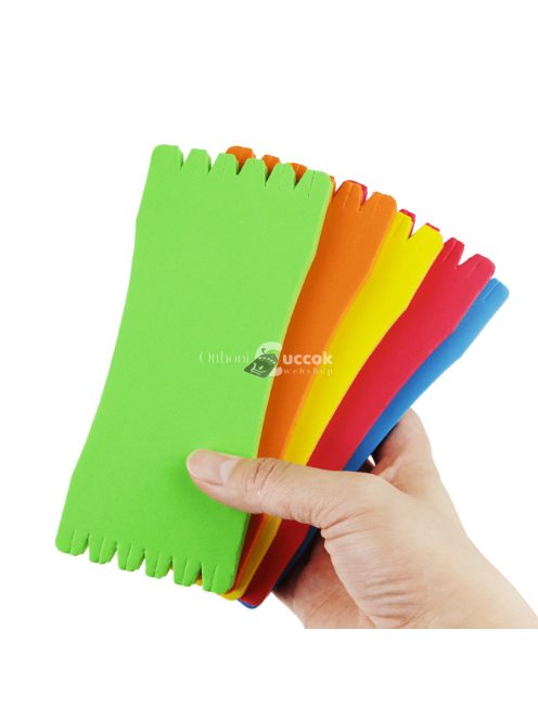 10db horgászzsinór- és horogrendező tekercselőtábla