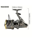 BILLINGS Nagy Pergető Horgászorsó