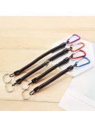 3db Horgász Zsinór, Visszahúzható Tekercses  Karabinerrel