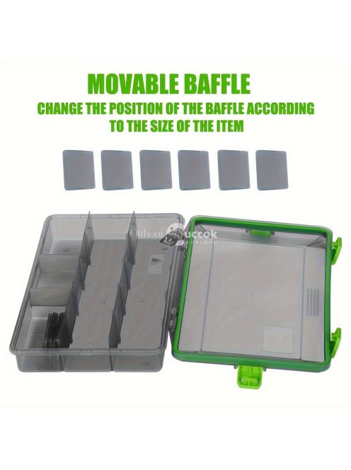 SAMOLLA Vízálló Horgászfelszerelés Tároló Doboz