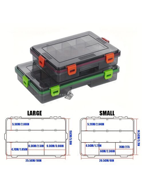 SAMOLLA Vízálló Horgászfelszerelés Tároló Doboz