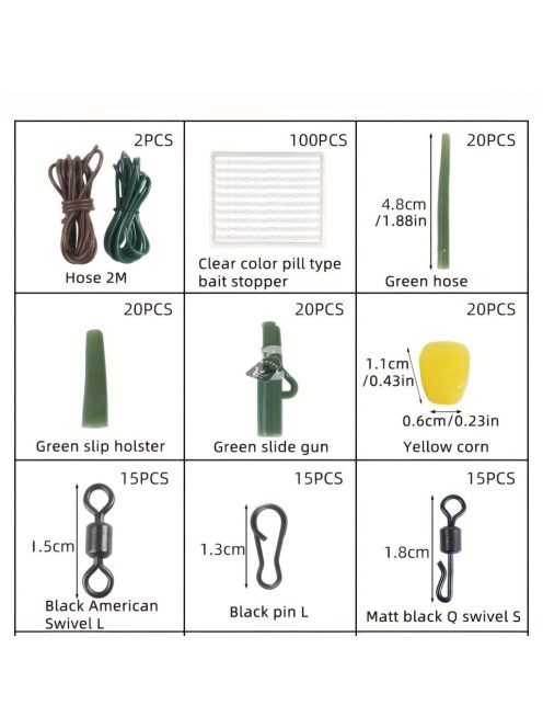 307db komplett ponty horgászfelszerelés szett